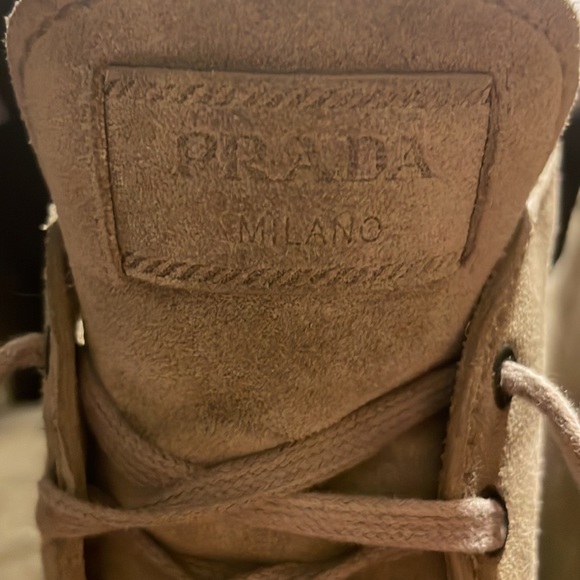Prada Suede Wedge Booties - Picture 4 of 10